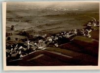 67147 W6701 Forst an der Weinstraße FOTO KEINE AK Fliegeraufnahme des Ortes mit St. Margareta Kirche Original aufmontierte Verlagsmusterkarte