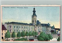 Warschau Warszawa Gebrauchsspuren Rathaus
