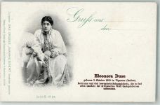Vigevano Eleonora Duse Das Grosse Jahrhundert Serie B Nr. 24 Theaterschauspieler 1900
