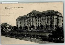 Düsseldorf, Oberlandesgericht , Flecken 1917 AK Gericht