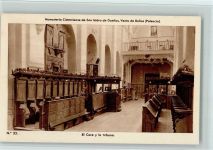 Duenas Palencia - Zisterzienserkloster San Isidro Chor und Tribüne Innenaufnahme