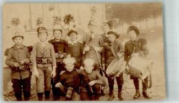 Schweizer Uniform Trommler Kindergruppe Kinder in Uniform 1914