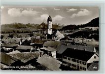87484 W8964 Nesselwang 1957 - Teilansicht AK Eckknick