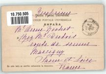 Las Palmas de Gran Canaria 1904 Foto AK Marke bildseitig