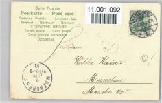 Birkenhain - Reim "Naht der Lenz ..... 1903 AK Pfingsten Prägedruck