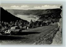 52396 W5169 Schwammenauel - Blick v. d. Kermeterhochwaldstraße auf den Rursee Schwammenauel