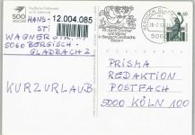 Preußischer Postbeamte im 19. Jahrhundert Postbote