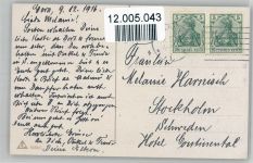 Bauer holt sein Pferd - 1916 AK Bäuerliches Leben