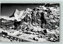 Mürren Eiger Mönch Allmendhubel Winter Zahnradbahn