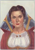 sign Perotti - Serie 914-19 Costumi Sardi , Lanusei Trachten Ausland Künstlerkarte