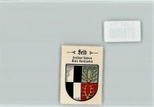 95100 W8672 Selb - Vignette Wappen Kaffee Hag ca 1920-1940