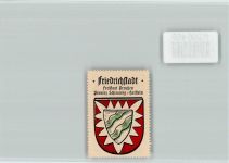 25840 W2254 Friedrichstadt , Eider - Vignette Wappen Kaffee Hag ca 1920-1940