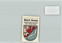 17419 O2252 Seebad Ahlbeck - Vignette Wappen Kaffee Hag ca 1920-1940