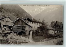 Finhaut Le hameau du Moulin Bauernhaus