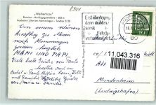 87740 W8941 Buxheim b Memmingen 1962 - Weiherhaus Restaurant Blick auf die Badewiese AK