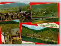 56820 W5594 Senheim - Ortsansichten Kirche Campingplatz 4-Bildaufnahme
