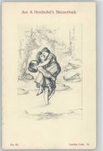 Skizzenbuch Nr. 66 - Leichte Last Nr. II - Liebespaar Hendschel, A. Künstlerkarte