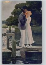 Verlag Wolff K 1160 - Geständnis - Schwäne - Liebe Poesie Borrmeister, R. Künstlerkarte