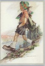 Serie 1004-4 - schöne AK - Junge als Bergsteiger Bergsteiger