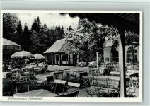 32805 W4934 Leopoldstal , Lippe - Waldrestaurant Silbermühle Terrasse