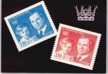 Staatsbesuch König Karl Gustav von Schweden "Neue Thronfolge" 1980 AK Adel Post