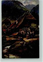 Schwarzwaldhaus Verlag GMT Serie 540-8 AK Schwarzwald Maler Künstlerkarte