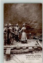 Nr. 17 Noyer Paris - Lebend Skulpturen - Napoleon paix de Tilsit Napoleon