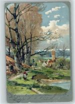 Schafhirte 1903 Litho AK Guggenberger, T. Künstlerkarte