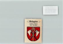 92339 W8432 Beilngries - Vignette Wappen Kaffee Hag ca 1920-1940