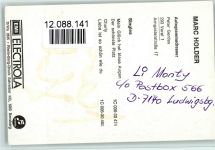 Marc Holder Original Autogramm Schlagersänger