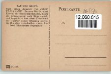 Gemälde von Passavanti - Jan und Grieth - aus Rhein. Sagenbuch Sage