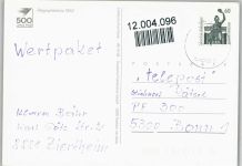 Telegraphenbüro anno 1863 AK Post