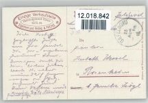 Karwendel Gebirge - vom Herzogstand - Hüttenstempel Compton, E. H. Künstlerkarte