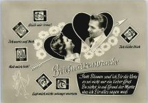 Amor - Verlag Amag Serie 9027-8 Briefmarkensprache