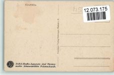 Schwarzwald Idylle die Kirschblüte , Werbung Rückseite: SABA Radio Apparate sind Meisterwerke Schwarzwälder Feinmechanik Schwarzwaldhaus
