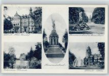 32805 W4934 Horn-Bad Meinberg - Externsteine Hotel Kaiserhof Bismarckstein Hermannsdenkmal Detmold Schloß ex Sammlung Busse