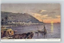 Israel - Berg Karmel mit Haifa - Serie 774 Palästina Nr. 29 AK Perlberg, F. Künstlerkarte