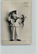 GLCo Serie 6296-6 - Matrosenanzug, Namenstag Foto AK Kinder in Uniform