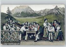 Ehrwald Heimat der Tibias Wilhelm Truppe Trachten Österreich