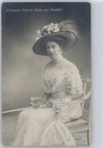 Prinzessin Victoria Luise - Hutmode - 2374 Liersch, Original-Aufnahme von Erich Sellin Adel Prinzessin Victoria Luise