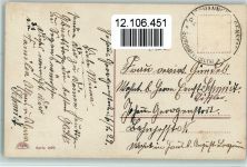 Verlag R + K/L 2177 Donnerstag - Jugendstil Blumenvase und Blumentisch AK Tag Prägedruck