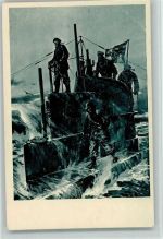 sign Stöwer - U Boot Tag 1917 . Kommandoturm U-Boot