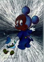 Mickey Mouse - metallischer Hintergrund Comic