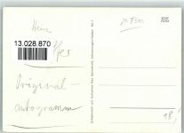 Heinz Pfeiffer Original Autogramm - Kunstradfahrer Variete Fahrrad