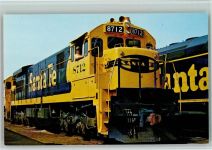Santa Fee 8712 - Yellow Bonnet , September 1972 AK Lokomotive