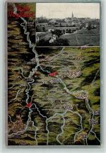 O9704 Falkenstein , Vogtl Vogtland Ortsansicht Landkarte 1936