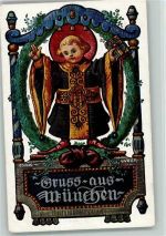 sign M. Luber Nr. 26 - 1922 AK Münchner Kindl