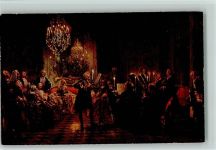 Gemälde von Menzel - Flötenkonzert von Friedrich d. Großen Adel Friedrich der Große