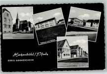 76770 W6729 Hatzenbühl - Kirche Rathaus Schule Festhalle