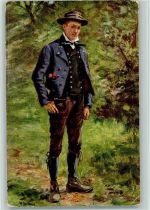 Gutacher Bursche, Trachten - Hasemann Künstler Serie VI Nr. 6 AK Hasemann 1916 Künstlerkarte